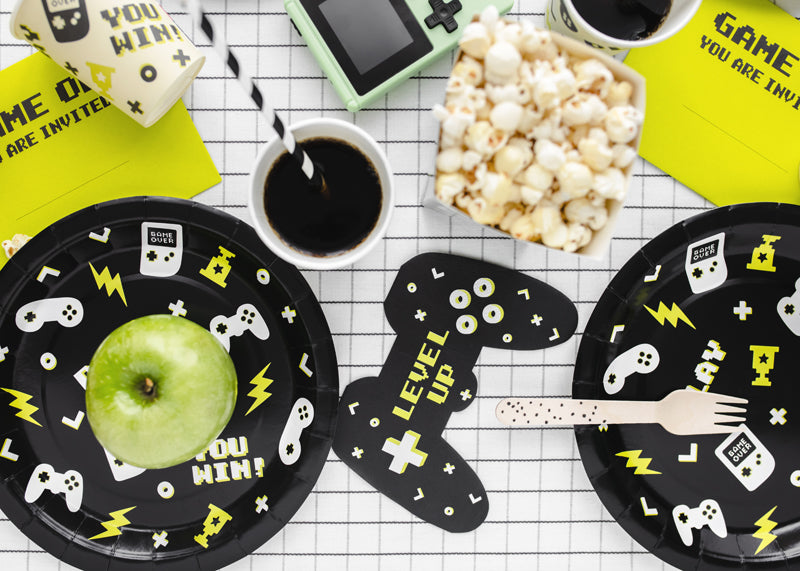 Paper plates Gamepads - Teminis.lt