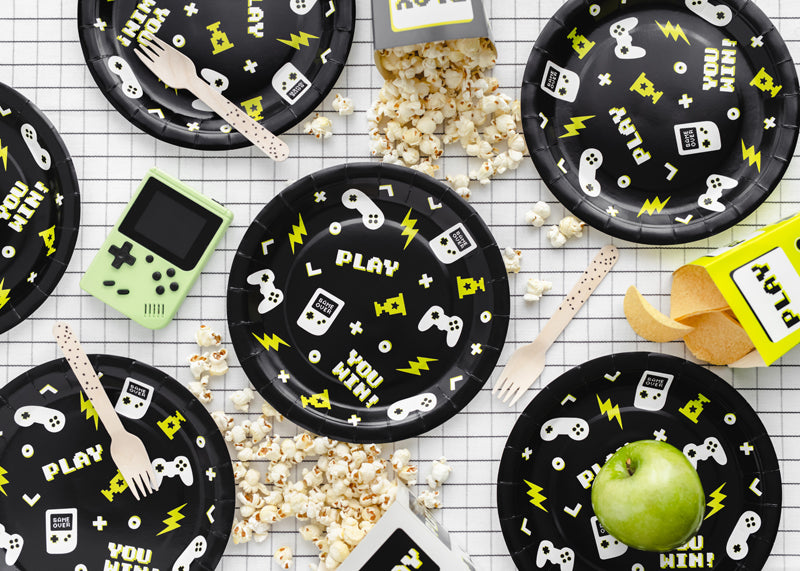 Paper plates Gamepads - Teminis.lt