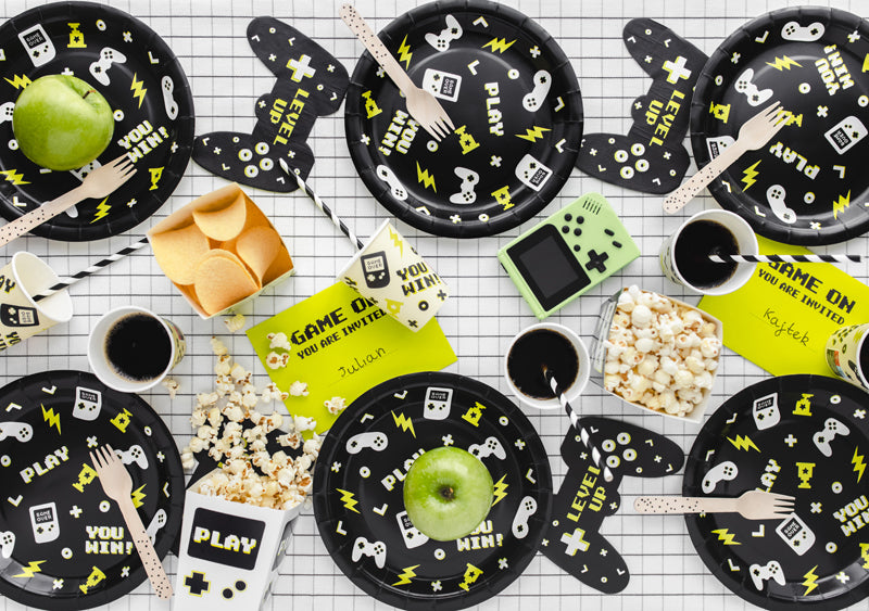 Paper plates Gamepads - Teminis.lt