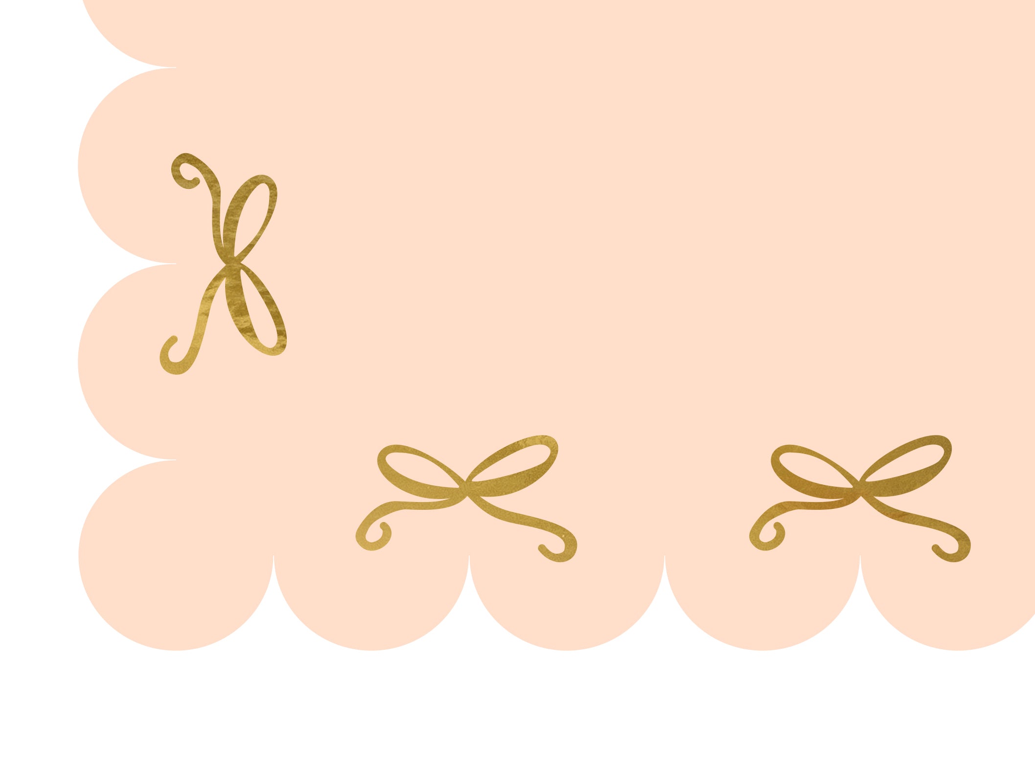 Paper tablecloth Bows - Teminis.lt