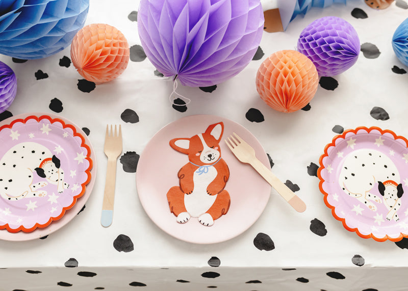 Paper tablecloth Dalmatian Dots - Teminis.lt