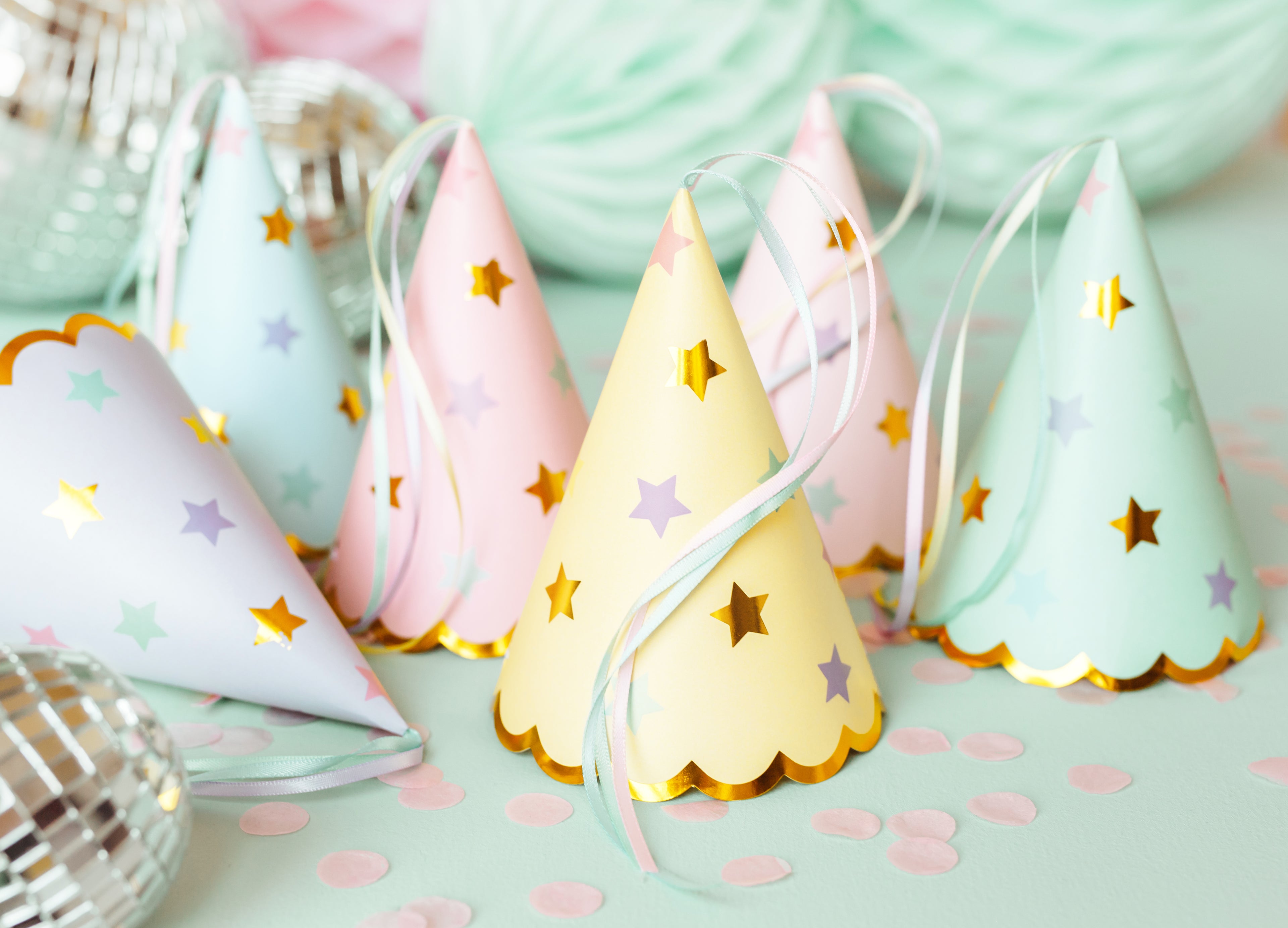 Party hats Stars - Teminis.lt