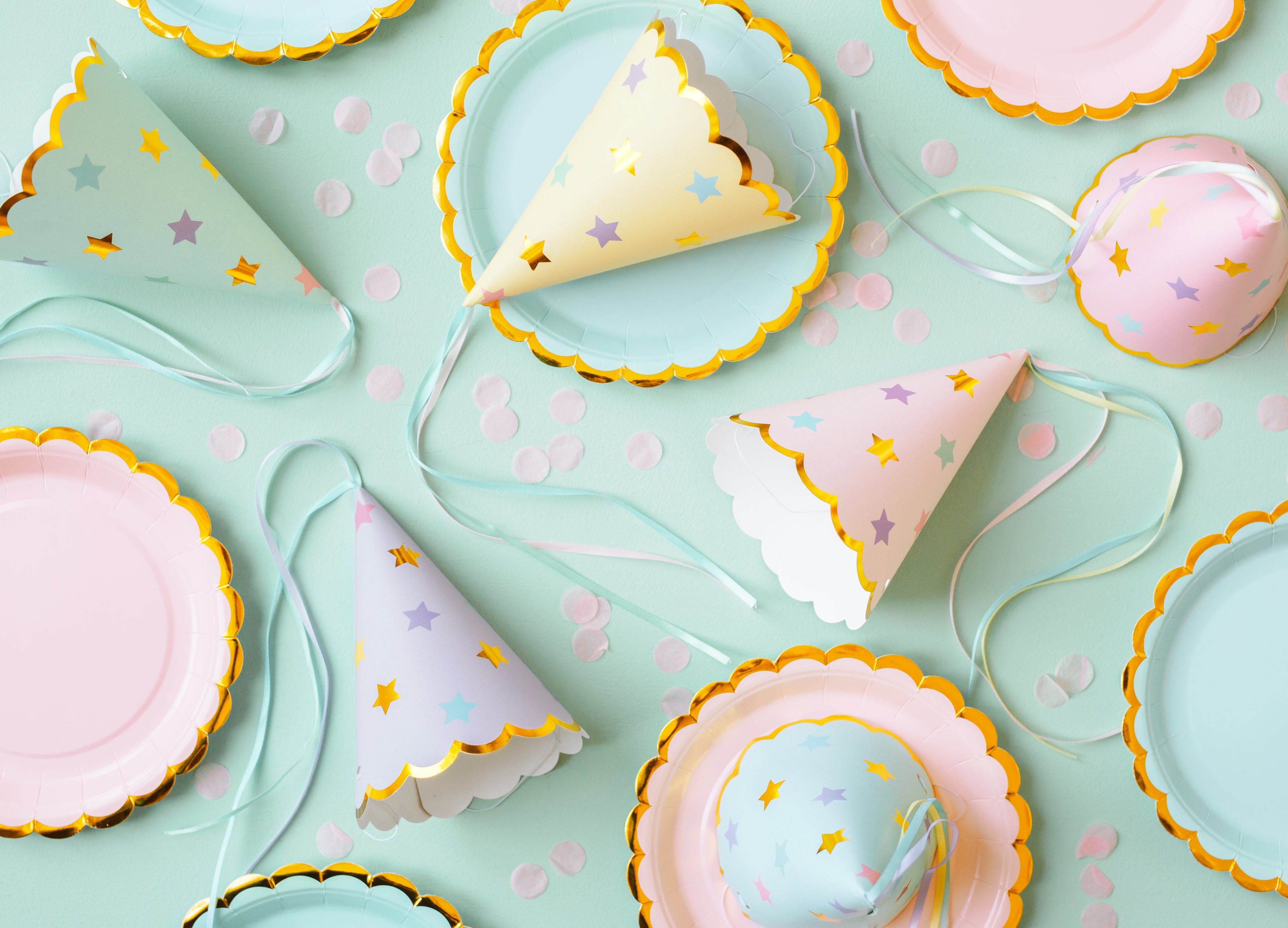 Party hats Stars - Teminis.lt