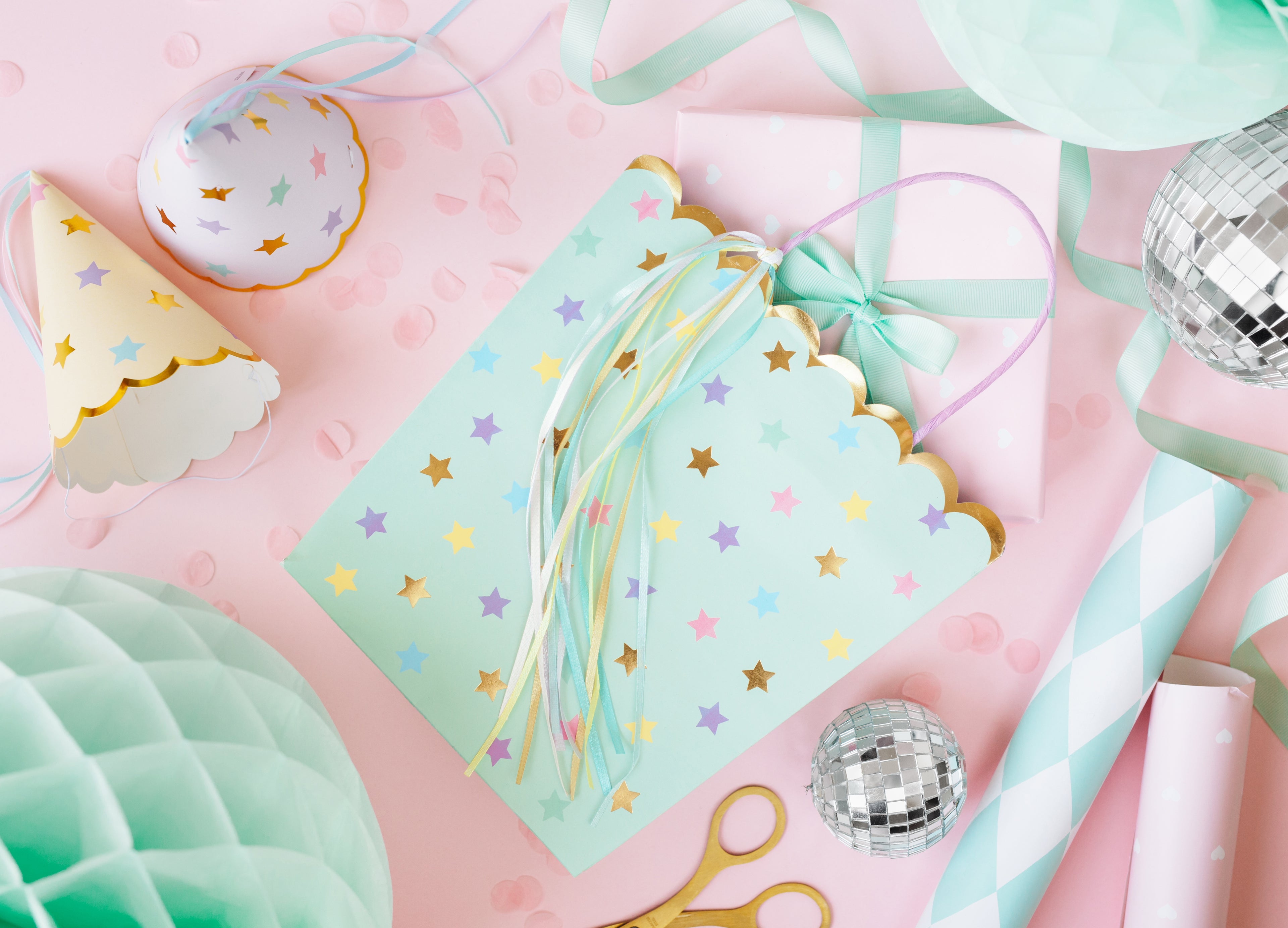 Party hats Stars - Teminis.lt