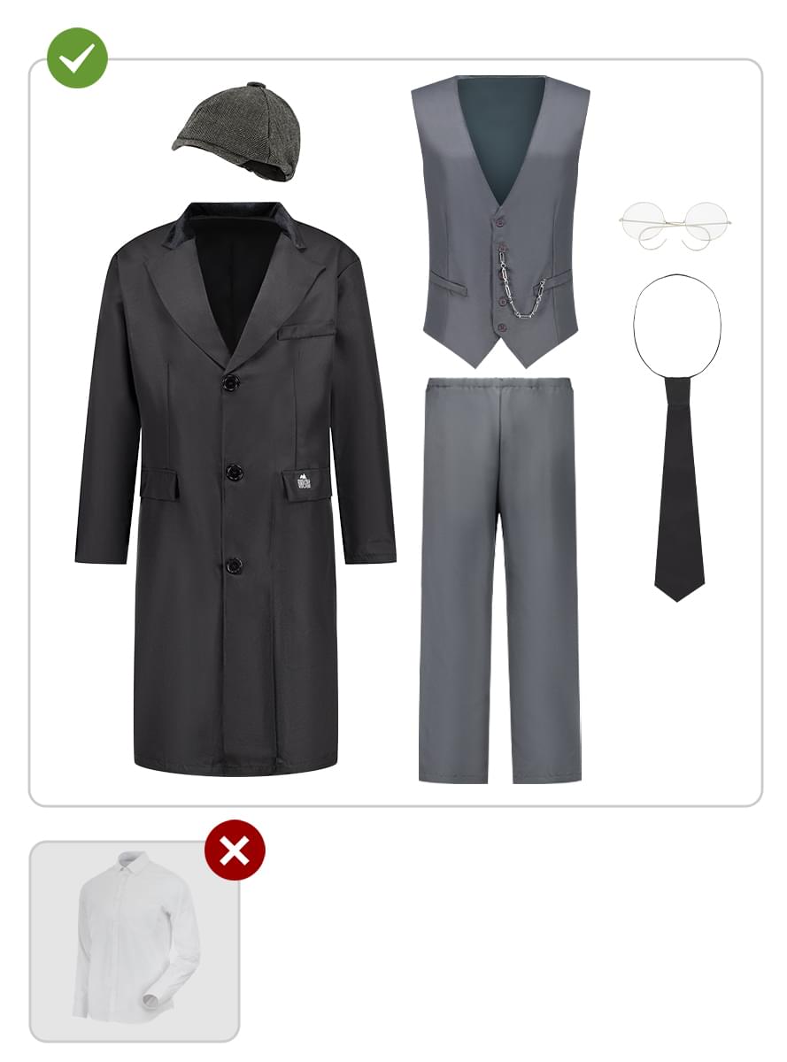 Peaky Blinders Costume Men Tommy Shelby | Teminis.lt Teminis.lt