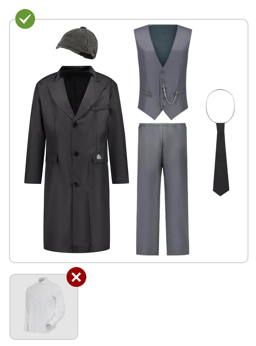 Peaky Blinders Costume Men Tommy Shelby | Teminis.lt Teminis.lt