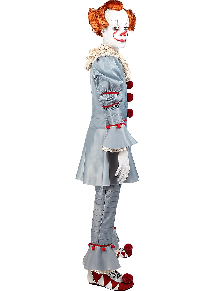 Pennywise Costume for Adults - IT Clown Halloween Outfit Teminis.lt