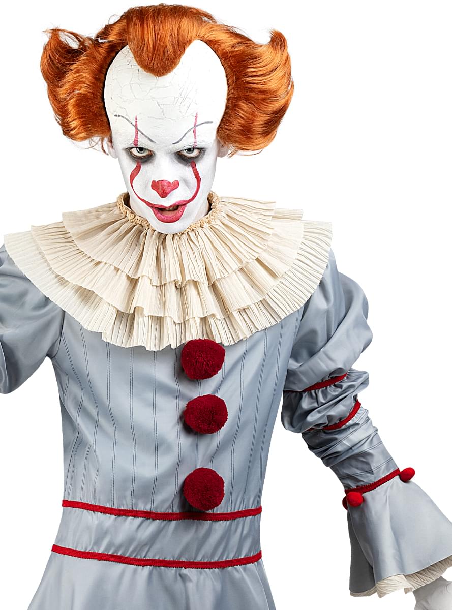 Pennywise Costume for Adults - IT Clown Halloween Outfit Teminis.lt
