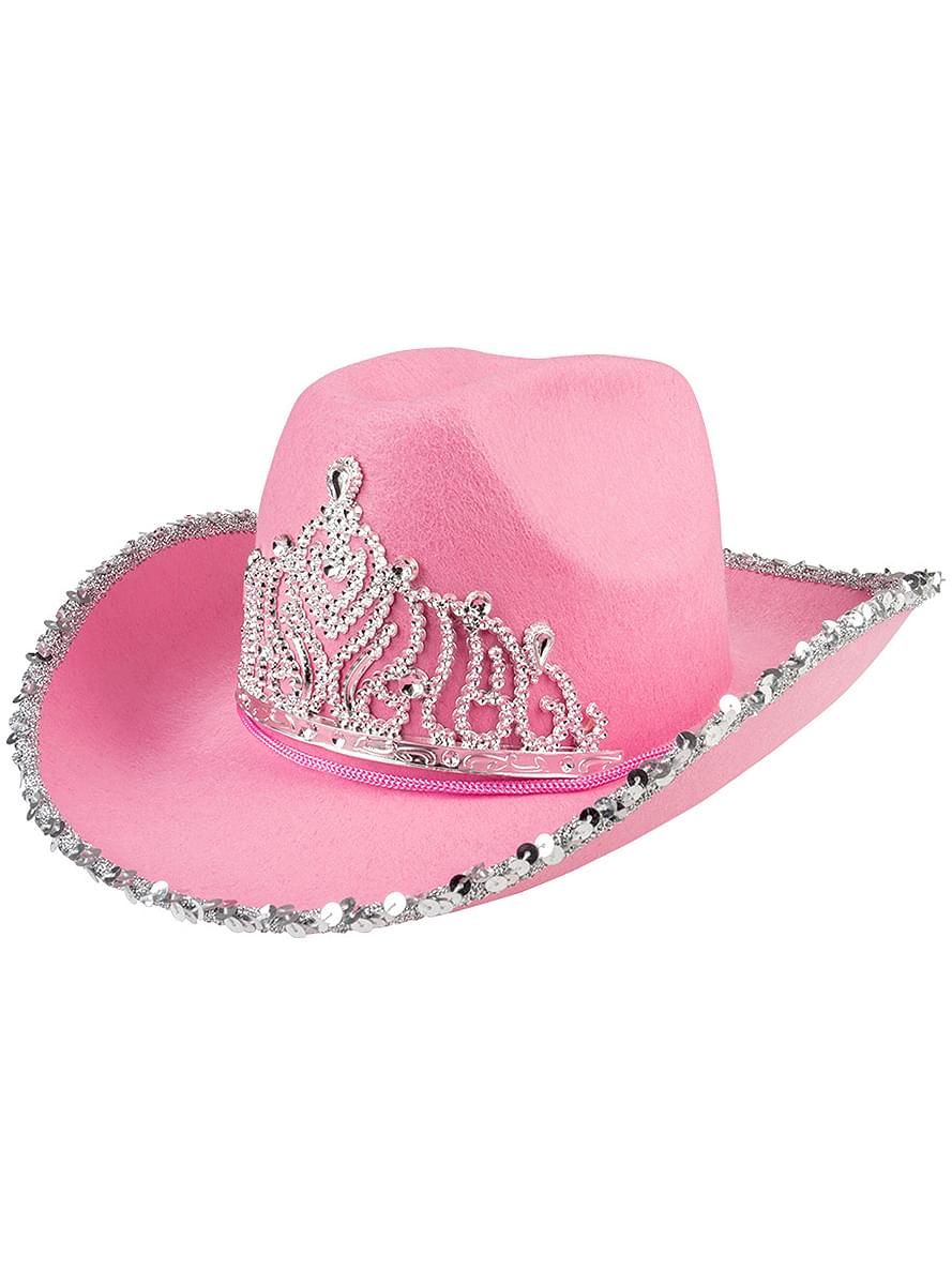 Stylish Pink Cowgirl Hat for Women - Trendy Western Accessory Teminis.lt