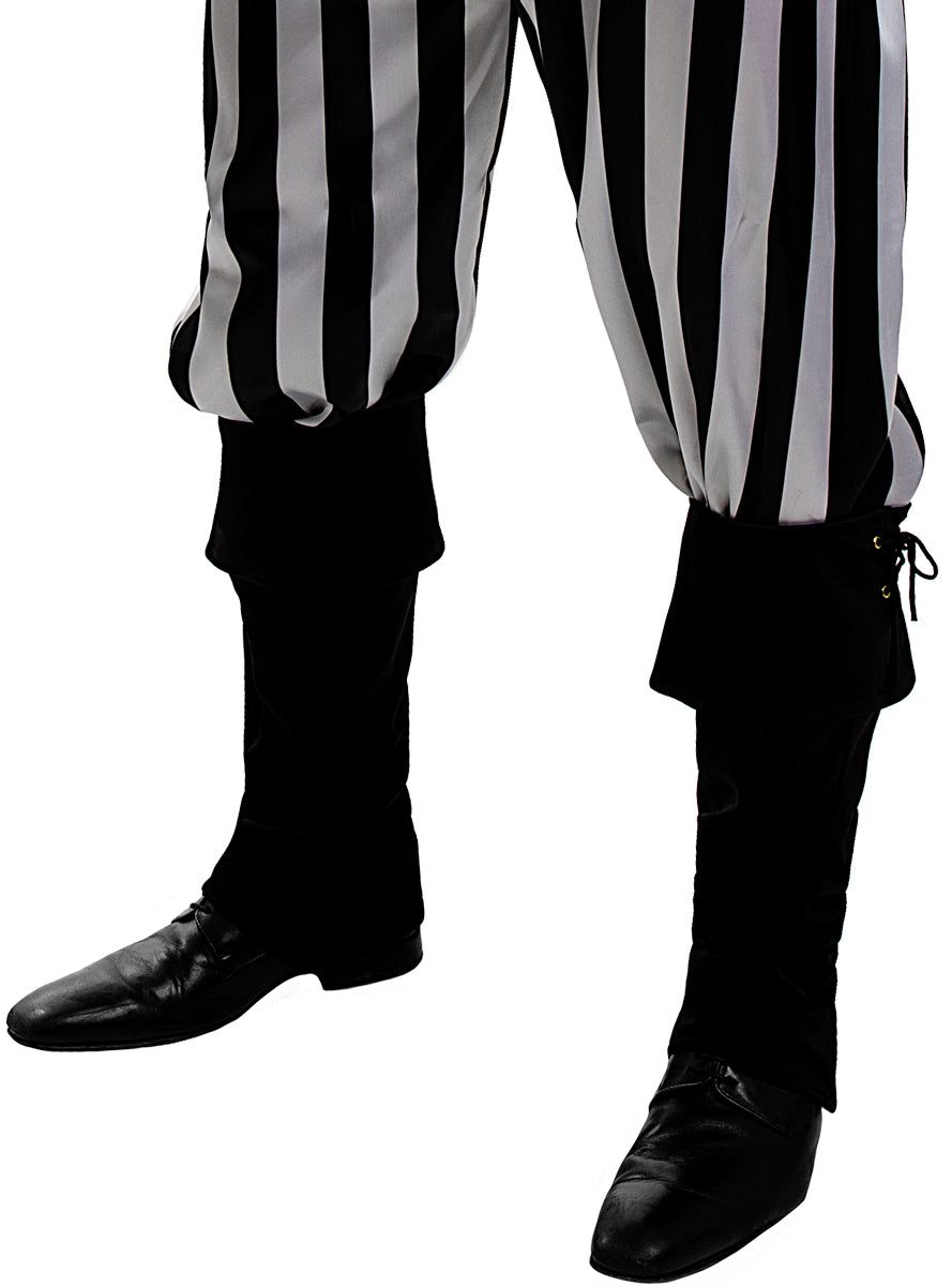 Pirate Boot Covers in Black Teminis.lt