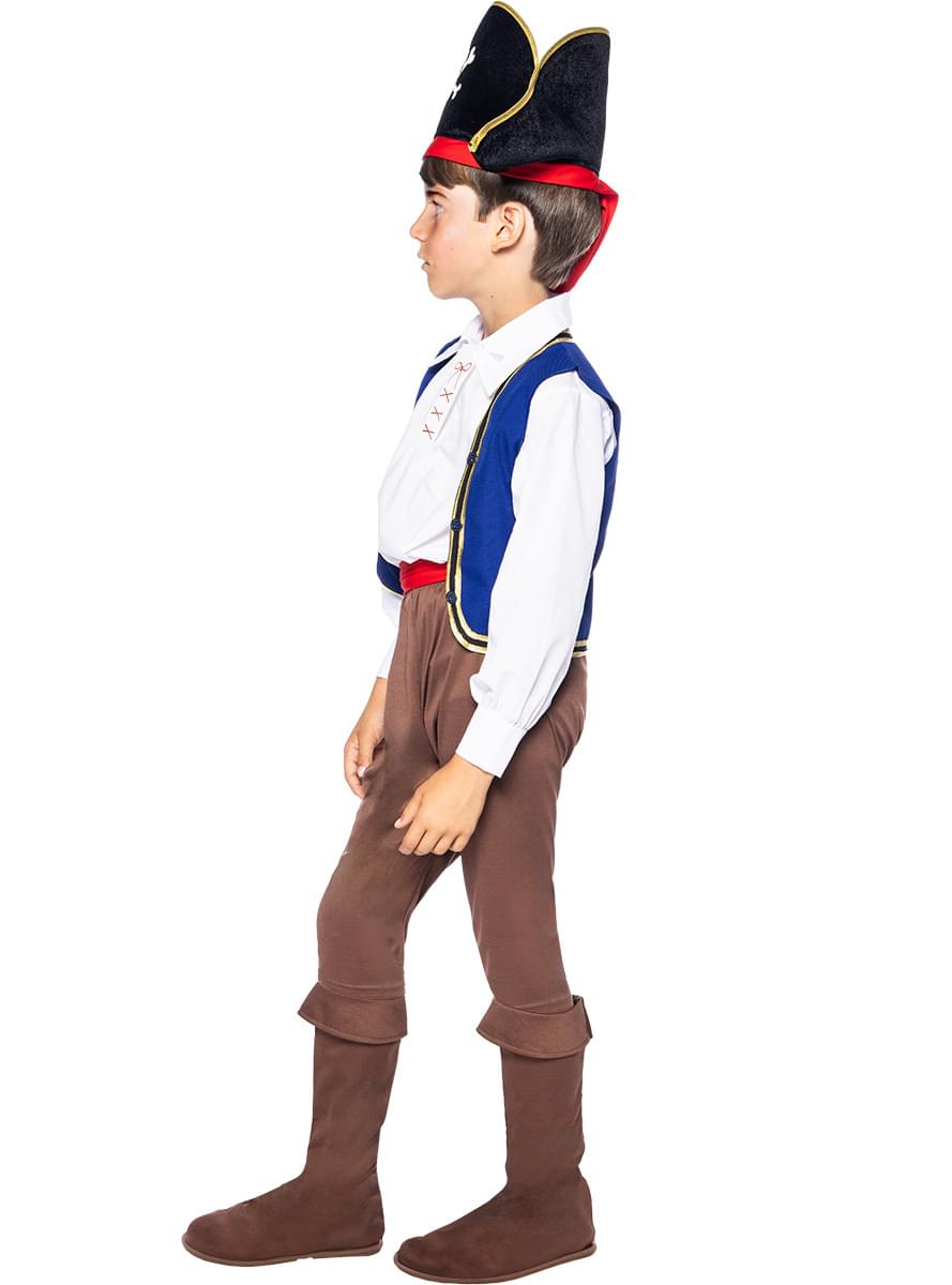 Pirato kostiumas vaikams – spalvingas bukagalvio rinkinys