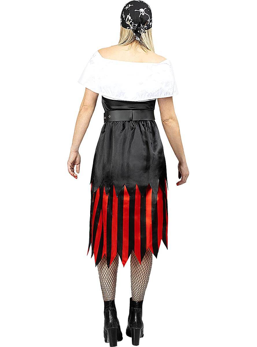 Pirate Costume for Women – Buccaneer Dress & Belt Set