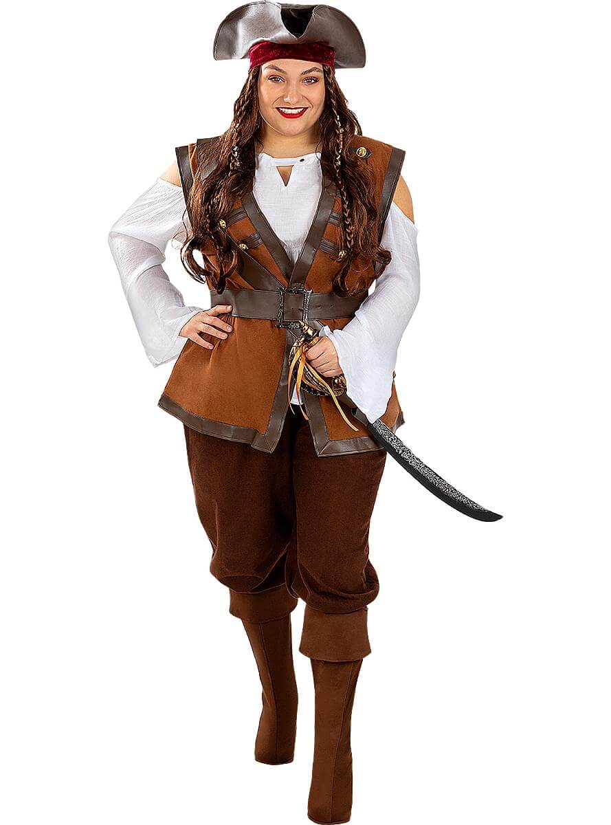 Pirate Costume for Women | Caribbean Buccaneer Outfit Teminis.lt