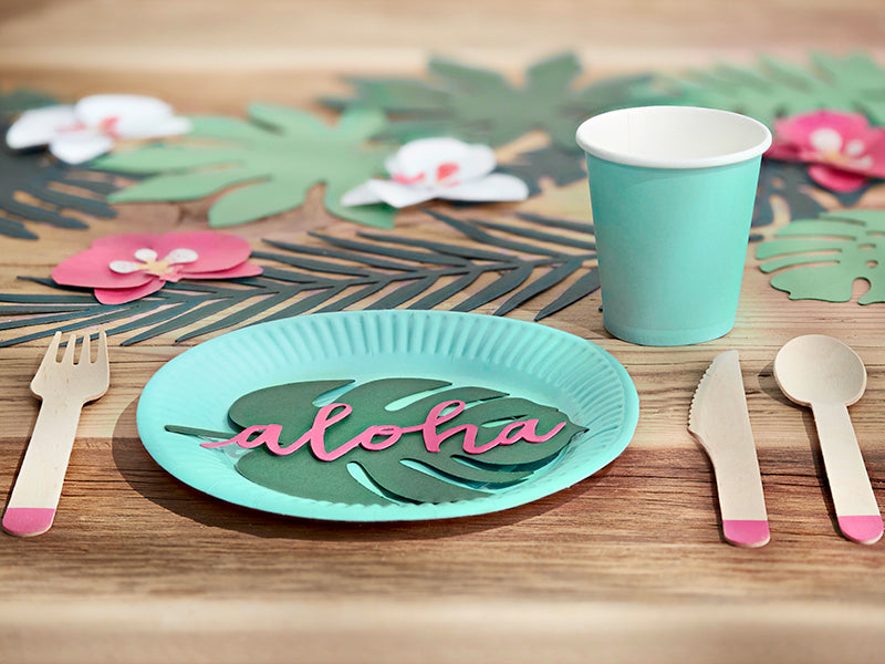 Place cards Aloha - Monstera - Teminis.lt