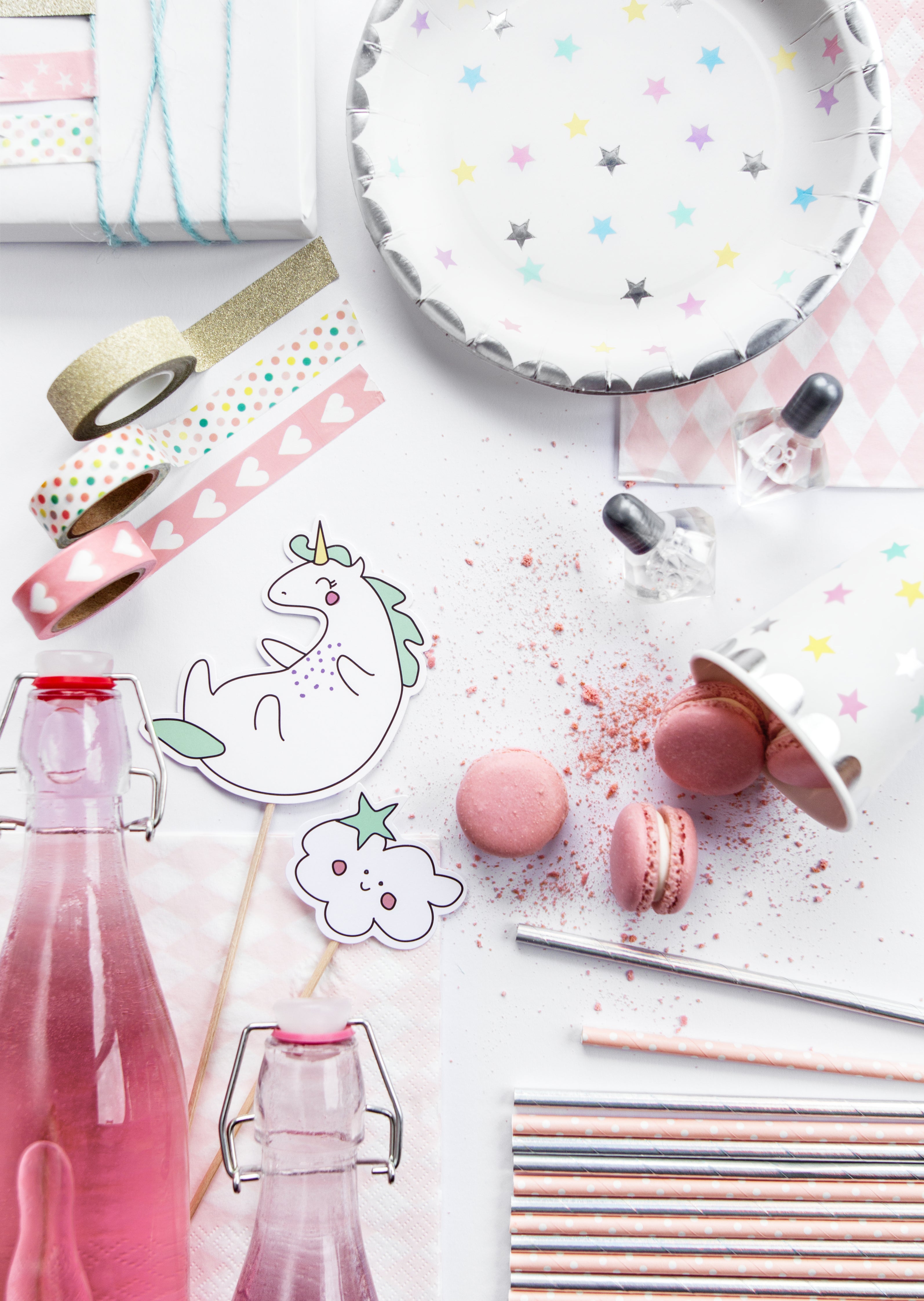 Plates Unicorn - Star - Teminis.lt