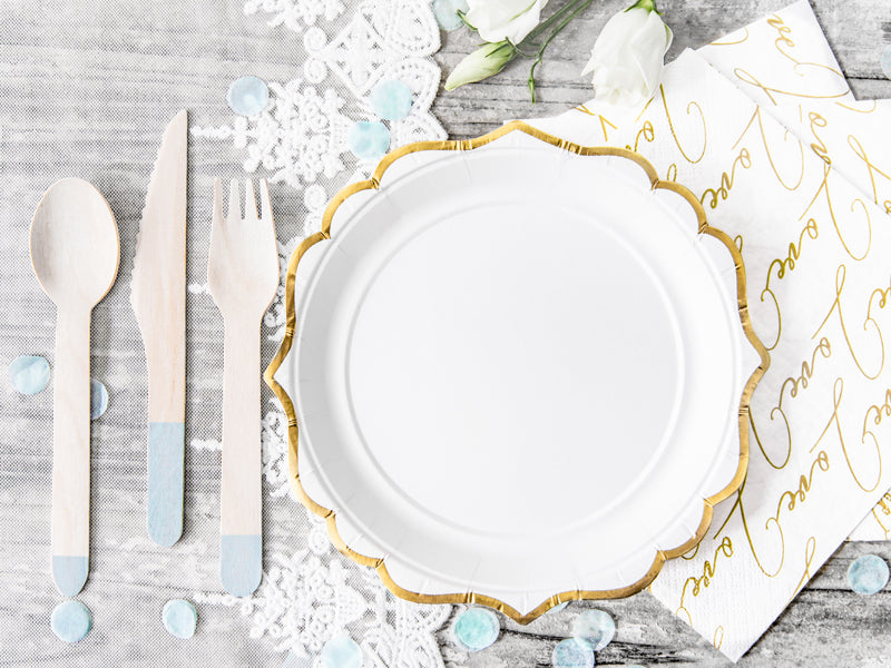 Plates, white - Teminis.lt