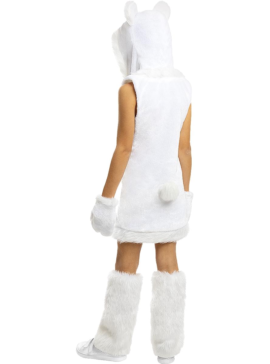 Polar Bear Costume for Girls - Teminis.lt
