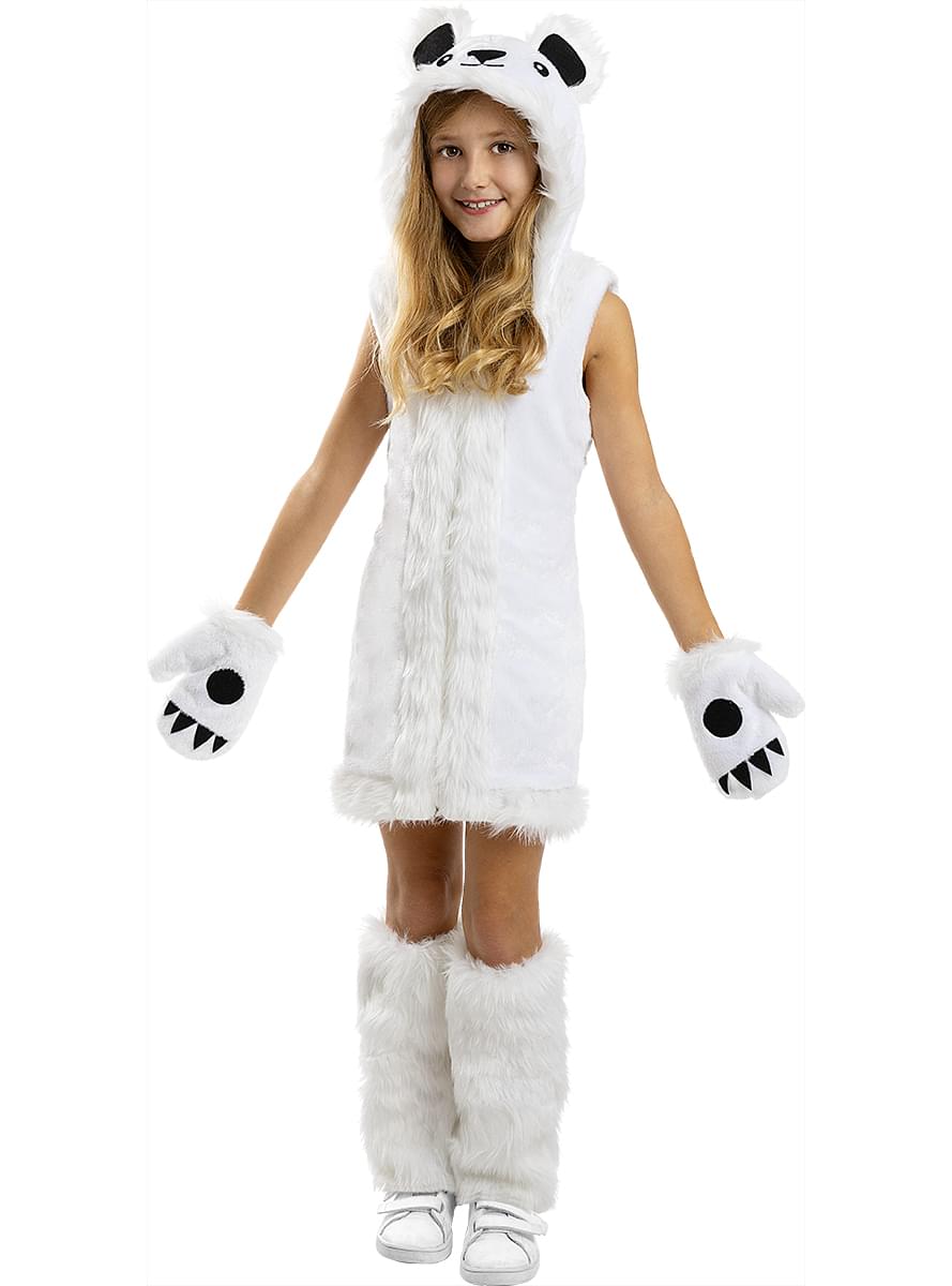 Polar Bear Costume for Girls - Teminis.lt
