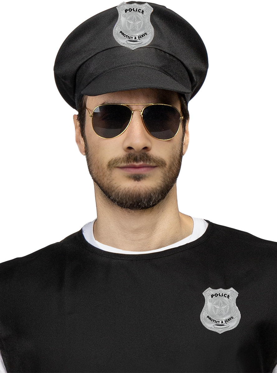 Classic Police Hat Costume Accessory for Adults & Kids Teminis.lt