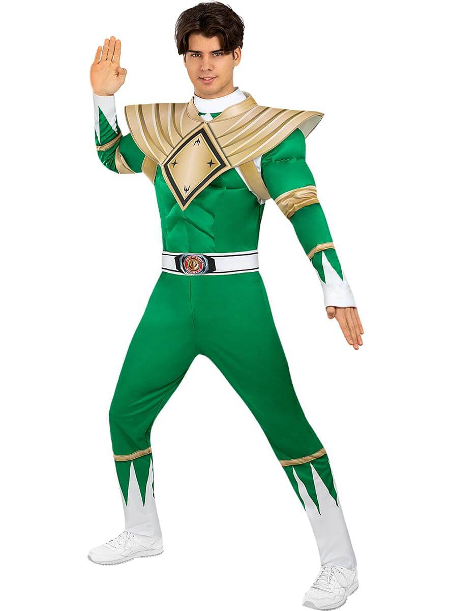 Power Ranger Costume for Men | Mighty Morphin Hero Outfit Teminis.lt