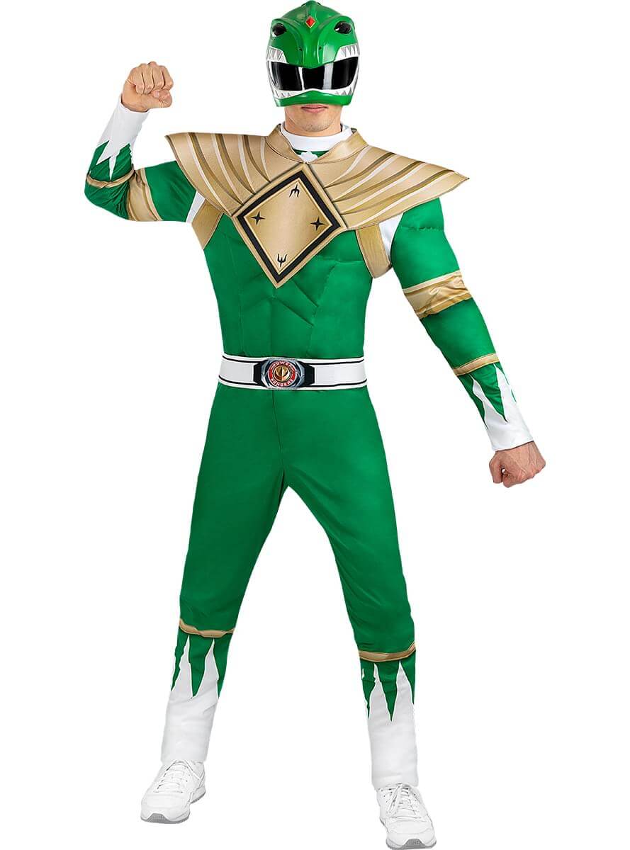 Power Ranger Costume for Men | Mighty Morphin Hero Outfit Teminis.lt