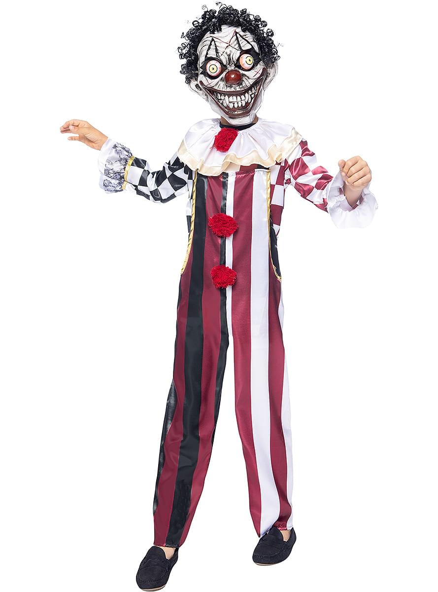 Premium Scary Clown Costume for Boys Teminis.lt