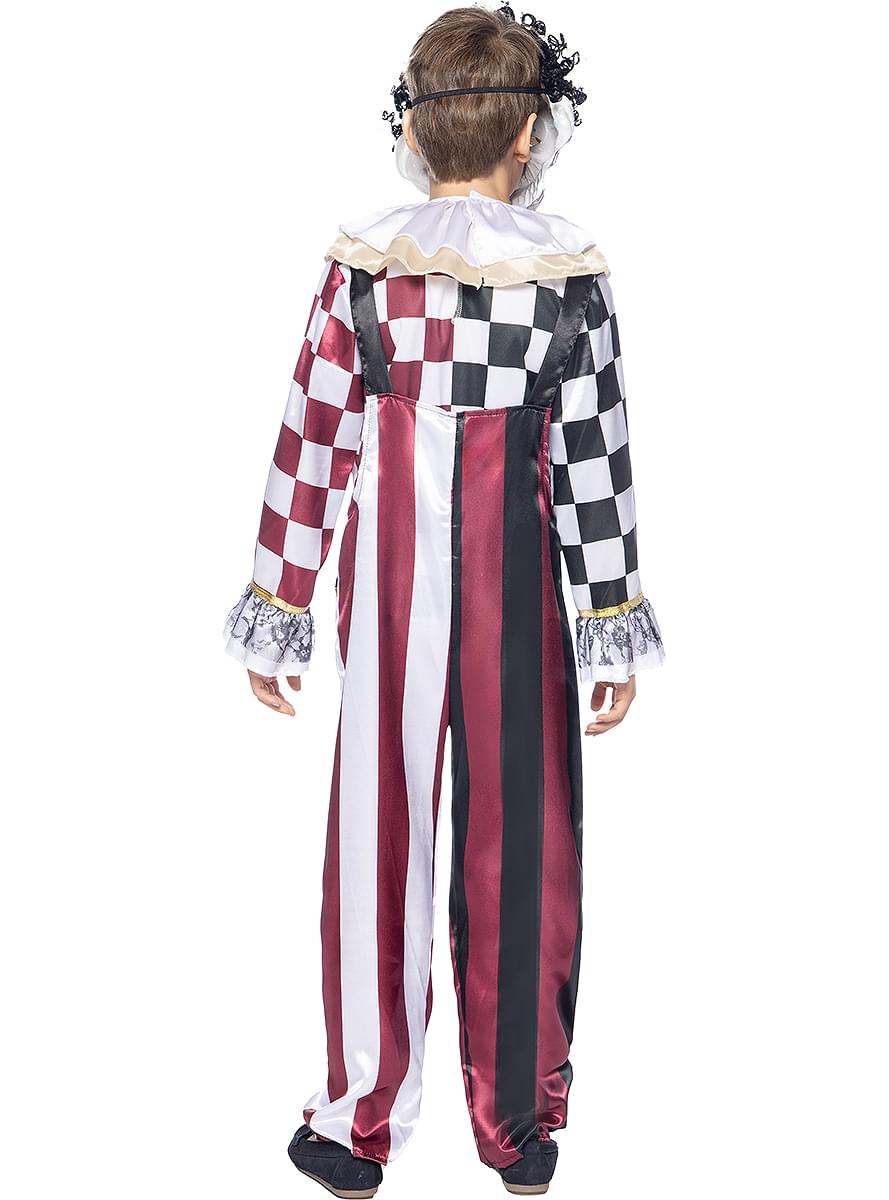 Premium Scary Clown Costume for Boys Teminis.lt