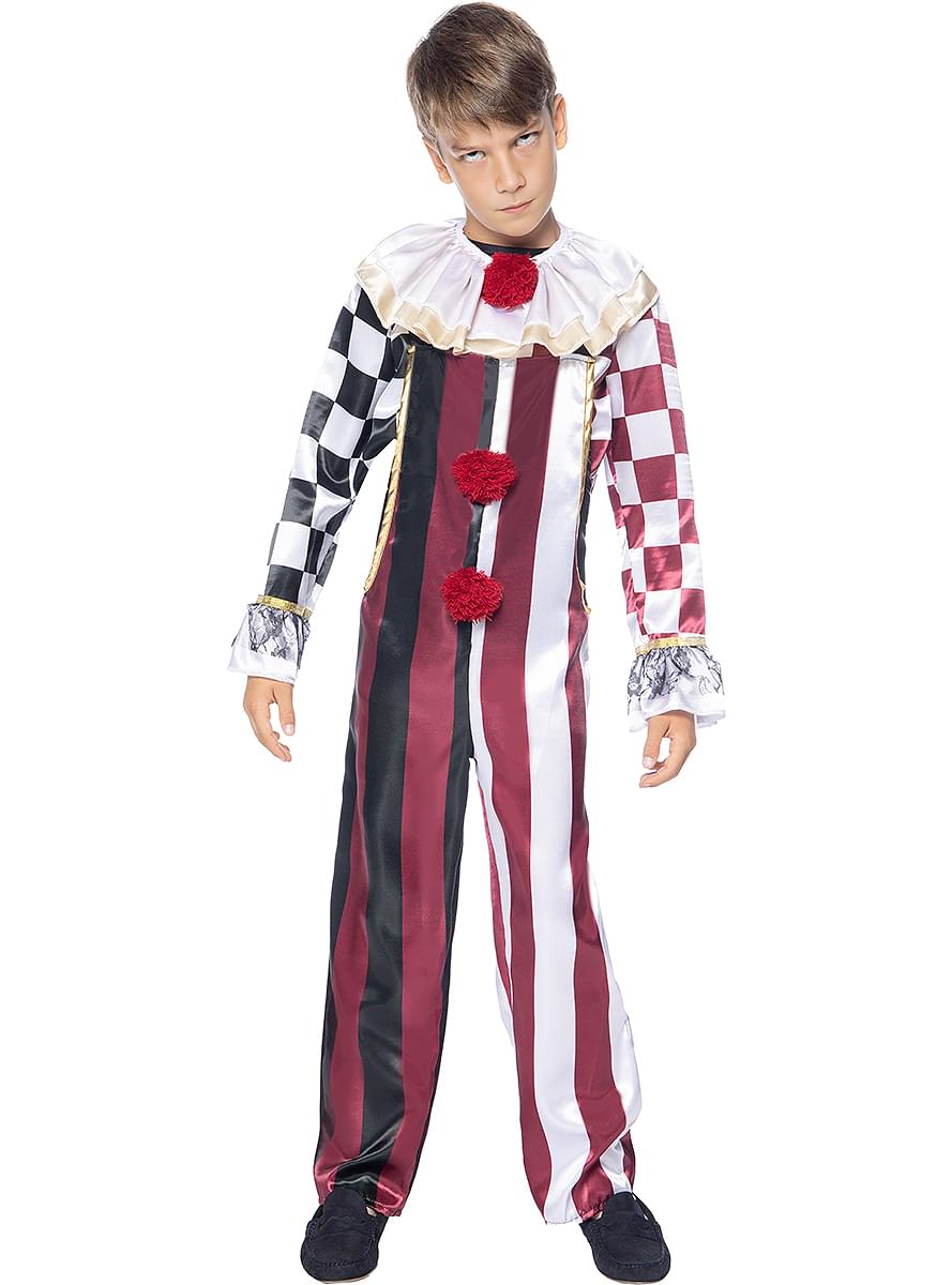Premium Scary Clown Costume for Boys Teminis.lt