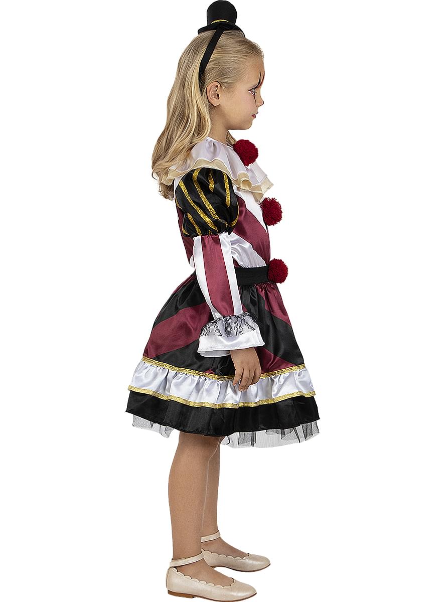 Premium Scary Clown Costume for Girls - Teminis.lt
