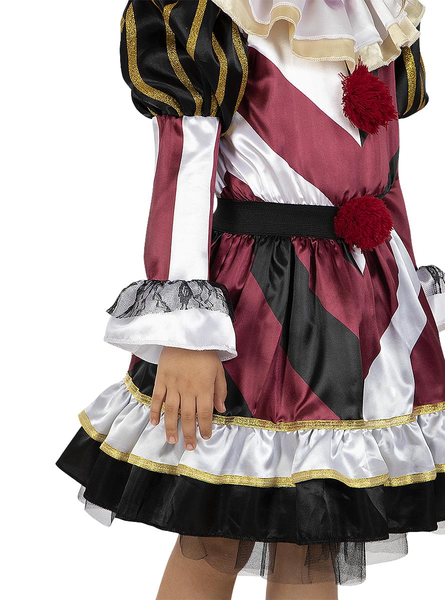 Premium Scary Clown Costume for Girls - Teminis.lt
