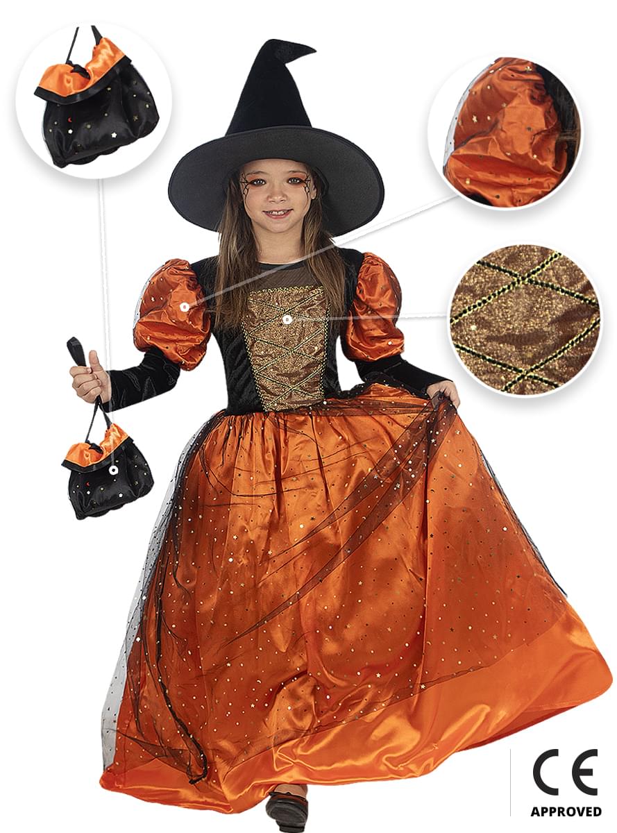 Premium Witch Costume for Girls Teminis.lt
