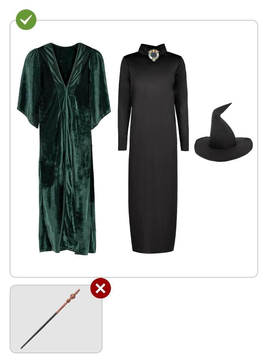 Professor McGonagall Costume - Harry Potter | Hogwarts Teminis.lt