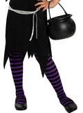Purple and Black Tights for Girls Teminis.lt