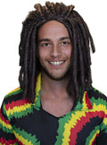 Authentic Rastafarian Wig - Vibrant Dreadlock Style Teminis.lt