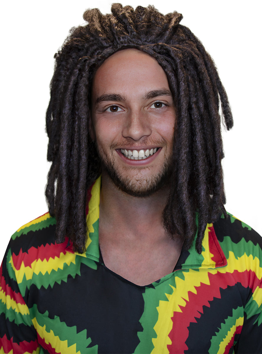Authentic Rastafarian Wig - Vibrant Dreadlock Style Teminis.lt