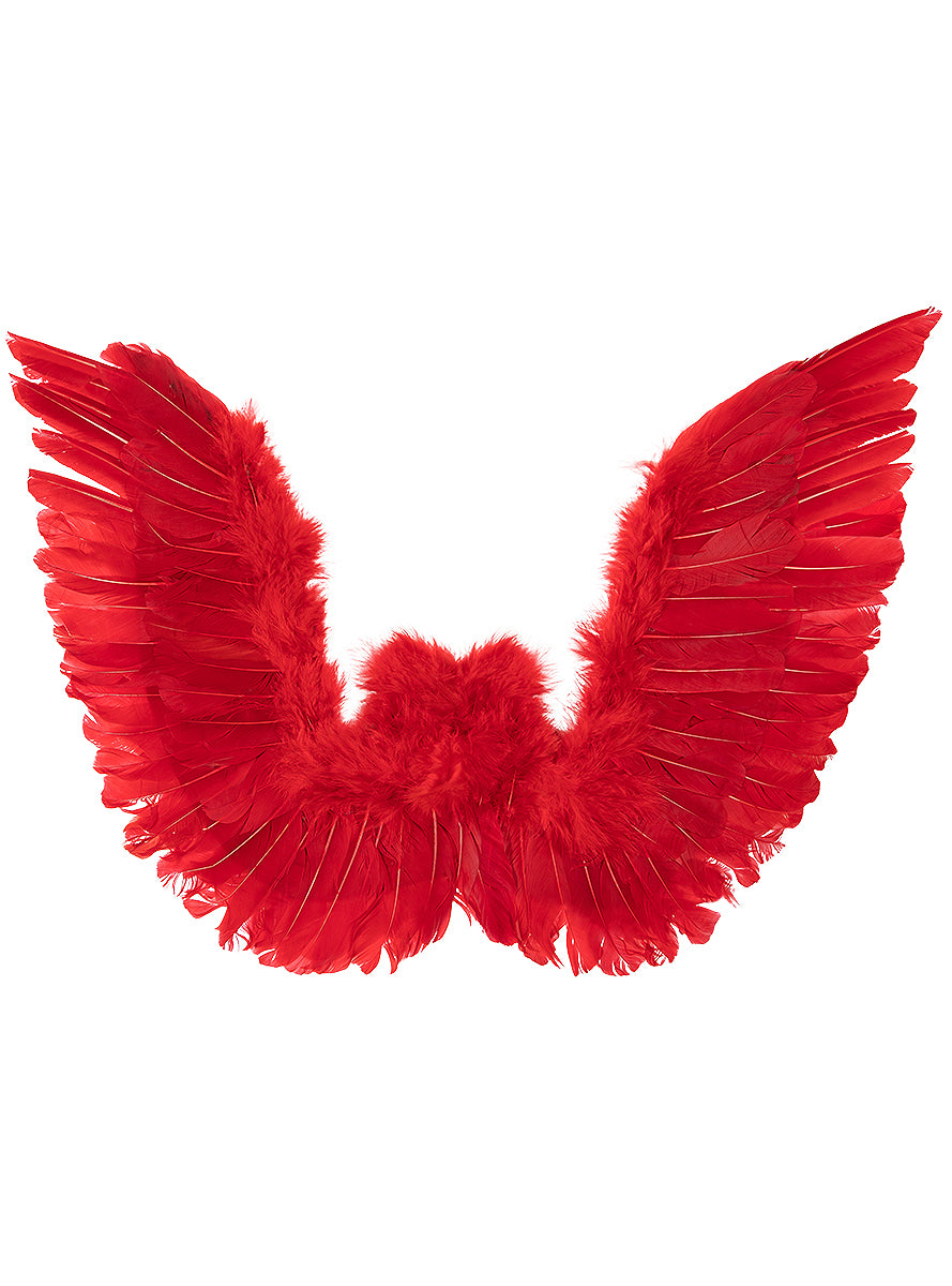 Red Feather Wings – Angel & Bird Costume Accessory Teminis.lt