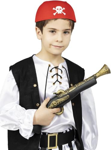 Red Skull Bandana for Kids Teminis.lt