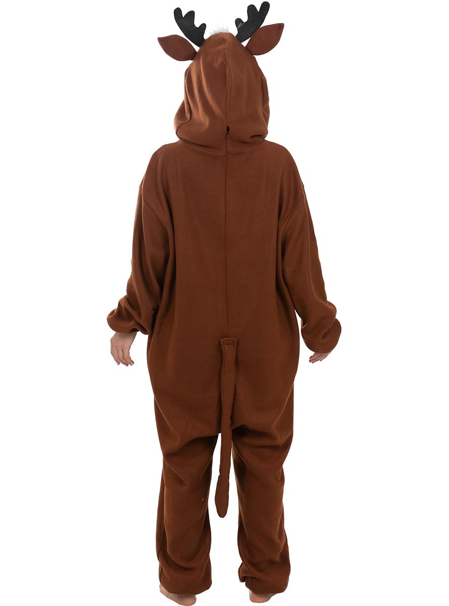 Unisex Reindeer Costume for Adults - Christmas Party Ready Teminis.lt