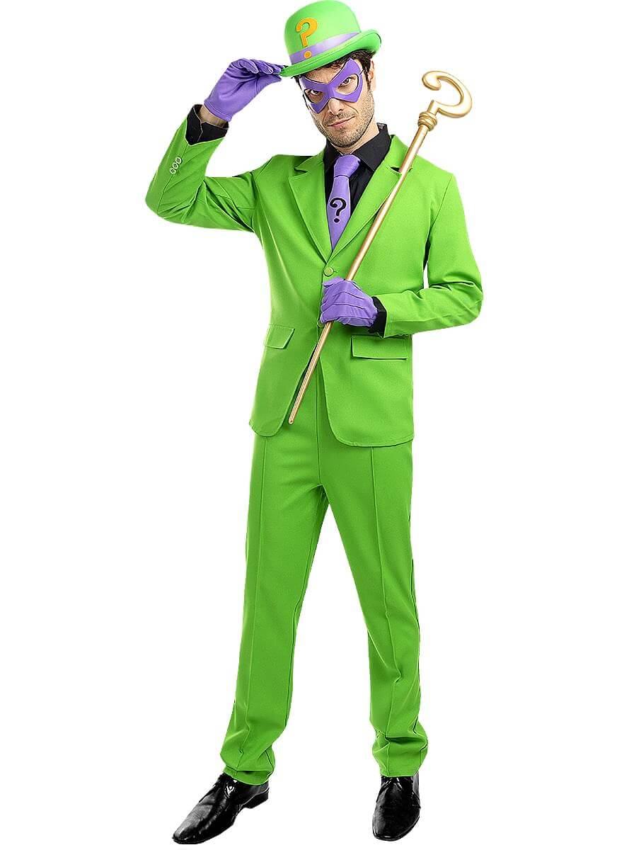 Riddler Costume for Men – Gotham's Enigmatic Villain Teminis.lt