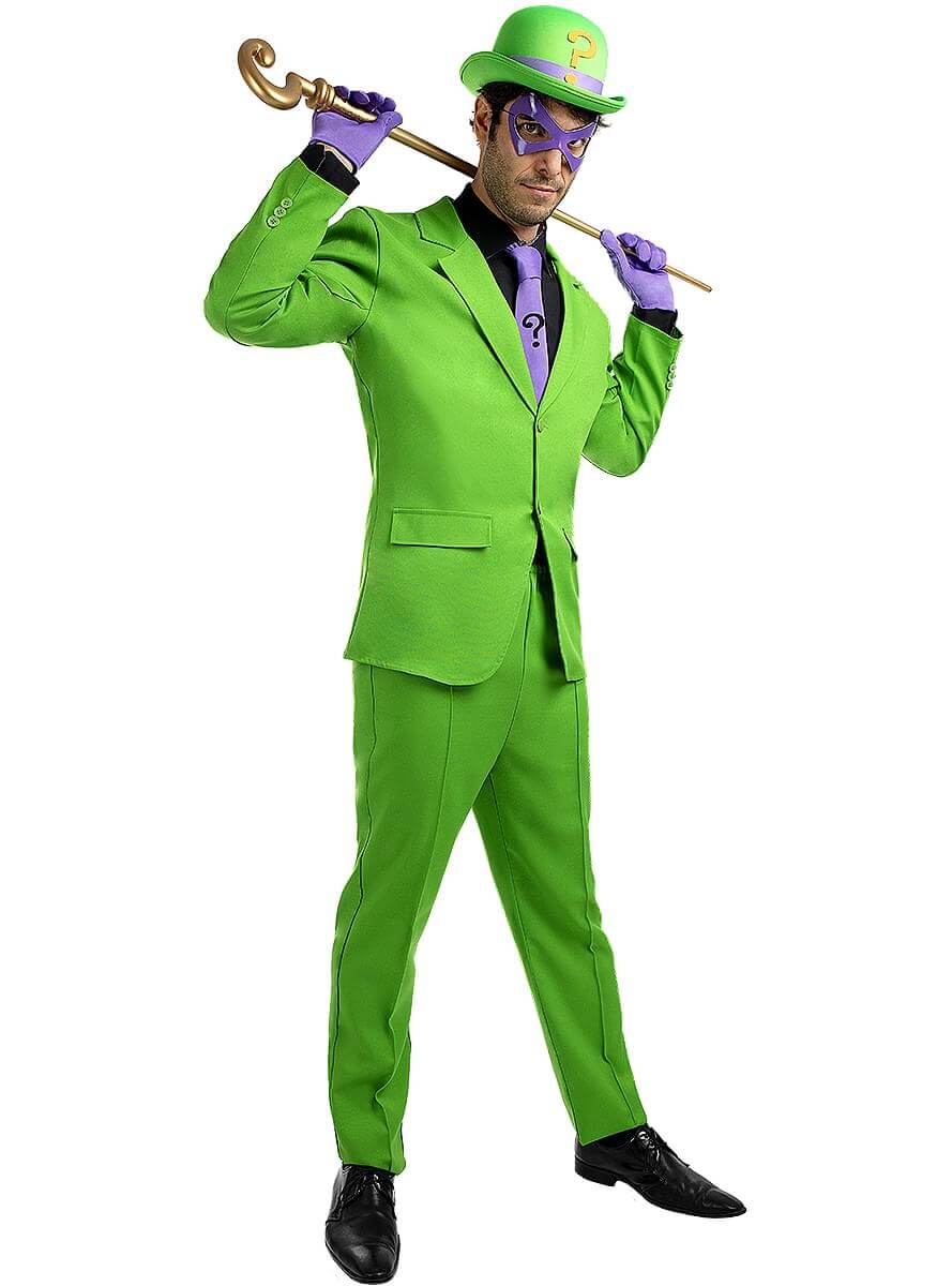 Riddler Costume for Men – Gotham's Enigmatic Villain Teminis.lt