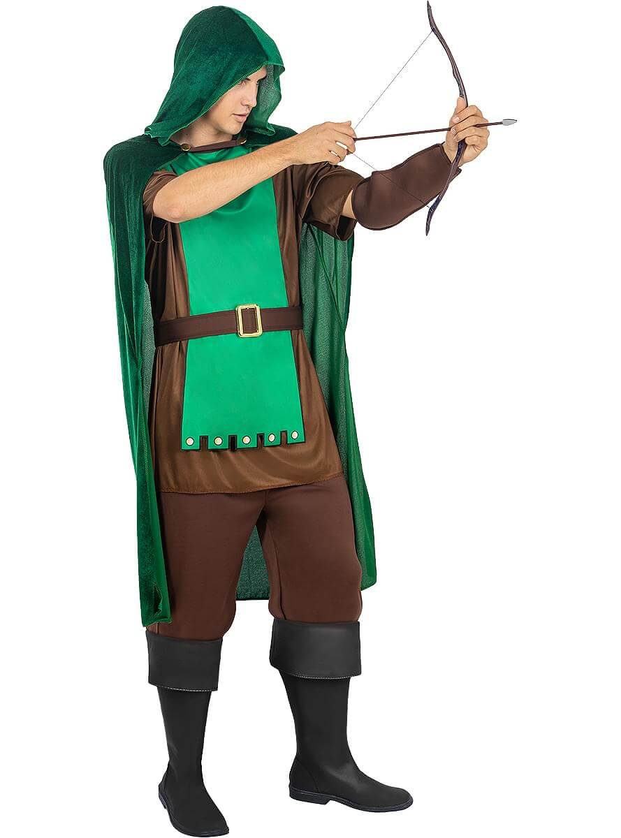 Robin Hood Costume for Men | Medieval Outlaw Outfit Teminis.lt