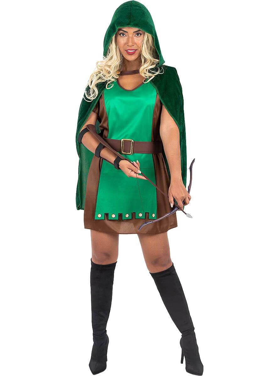 Robin Hood Costume for Women | Medieval Archer Outfit Teminis.lt