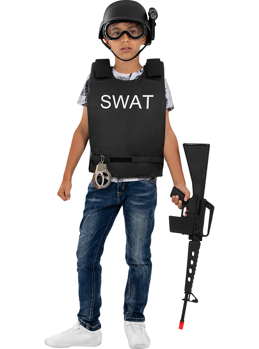 Durable SWAT Vest for Boys - Tactical Play Gear Teminis.lt