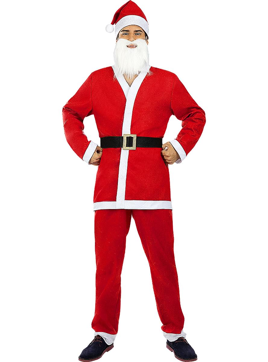 Deluxe Santa Claus Costume for Men – Christmas Outfit Teminis.lt