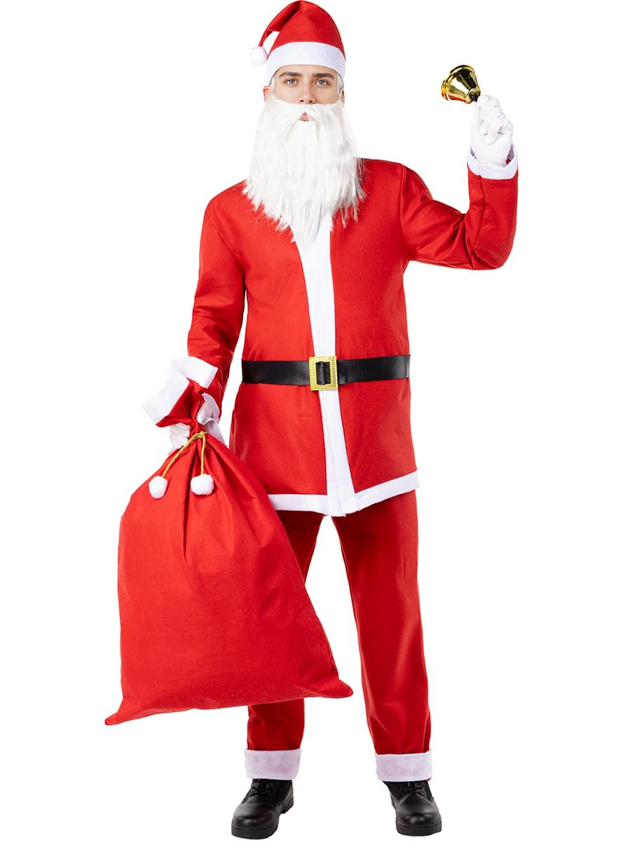 Deluxe Santa Claus Costume for Men – Christmas Outfit Teminis.lt