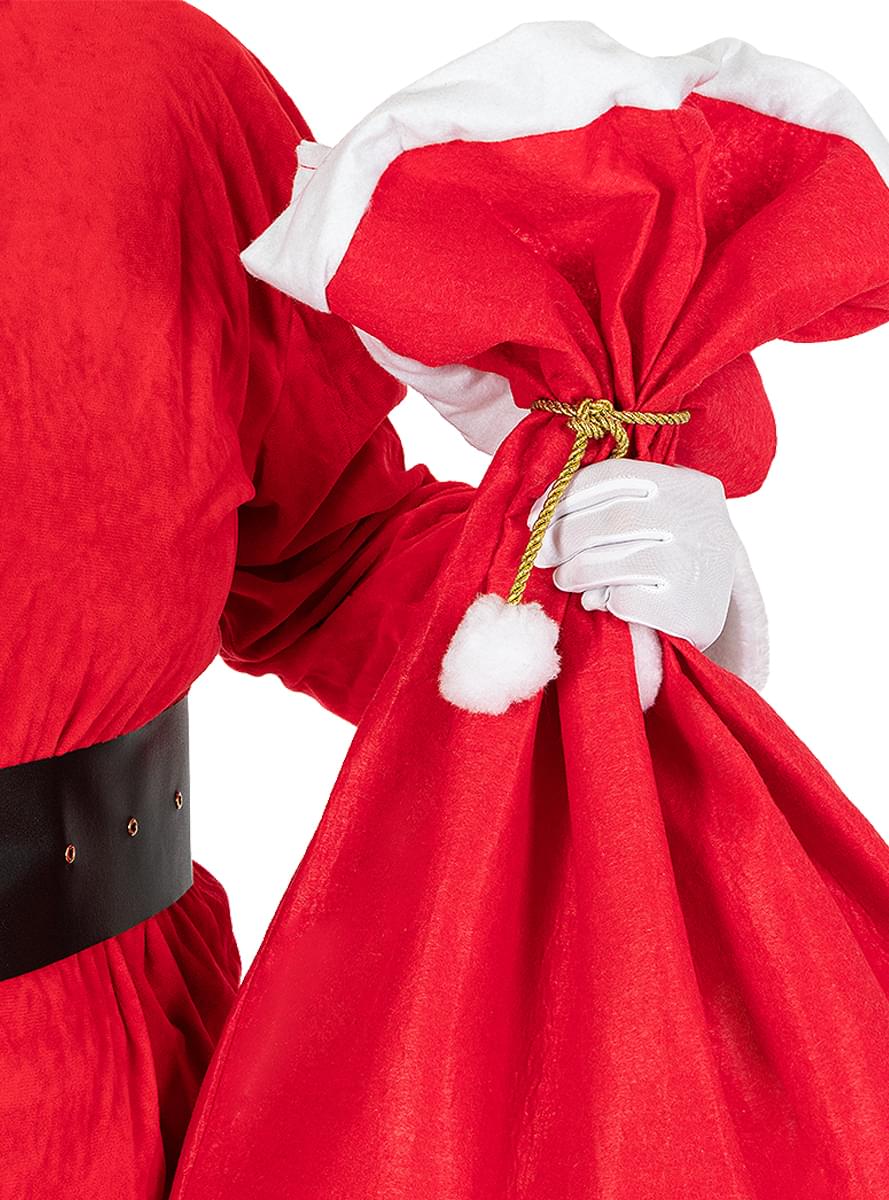 Kalėdų Senelio maišas – kalėdinių dovanų maišelio kostiumo aksesuaras