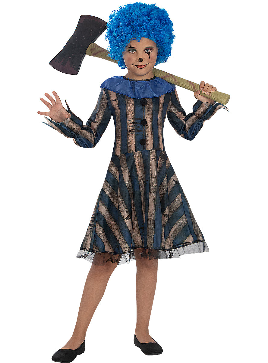 Scary Clown Costume for Girls - Teminis.lt