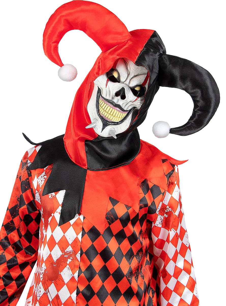 Scary Jester Costume for Men - Teminis.lt