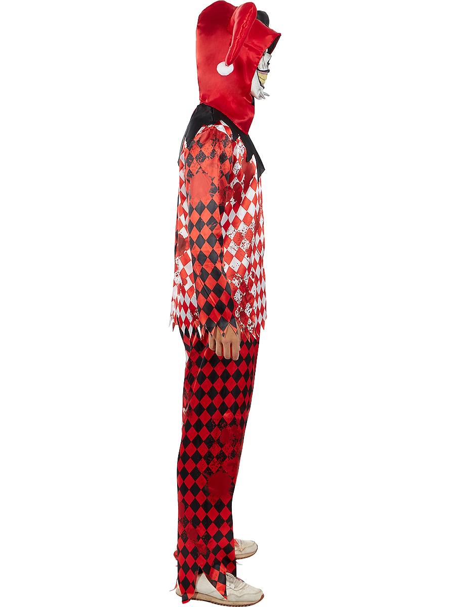 Scary Jester Costume for Men Teminis.lt