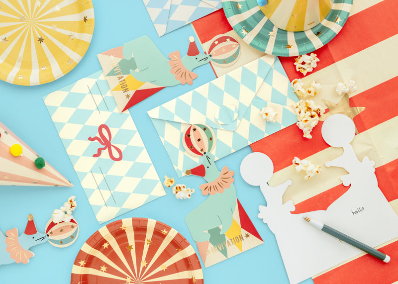 Seal shaped Party Invitations - Teminis.lt